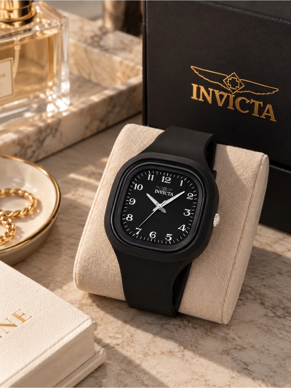 Invicta Celestial Velvion Black 45.3mm Watch 70388 NEW IN BOX